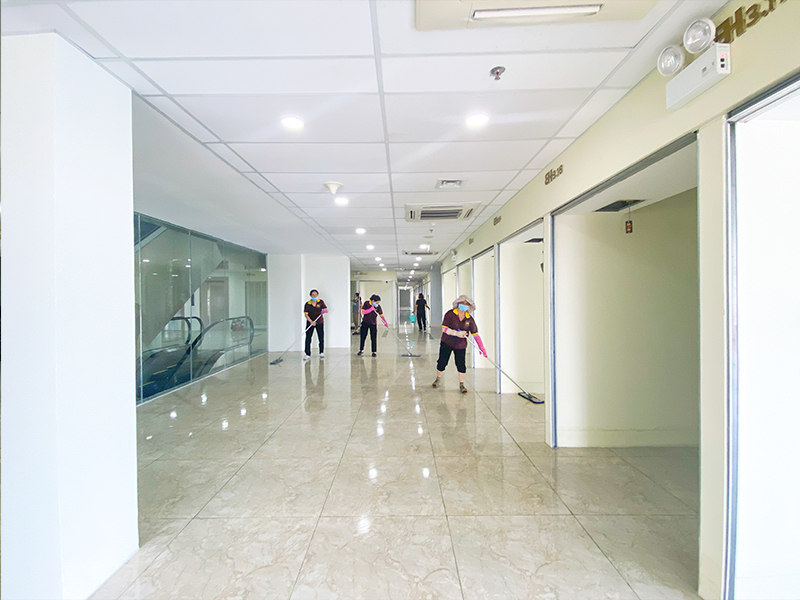 Daily cleaning service.